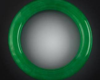 Ladies Jadeite Bangle Bracelet