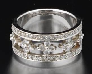 KWIAT 18k Gold and Diamond Band