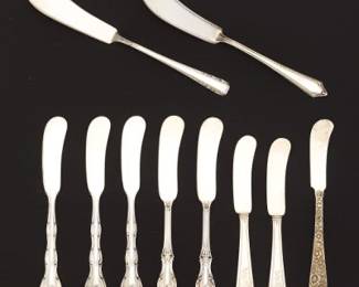 Ten Butter Sterling Servers