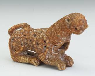 Middle Eastern Carved Stone Lion, ca. 10th Century