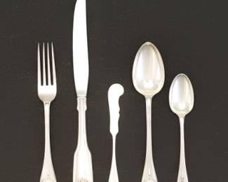 Mixed Group Of English and American Flatware