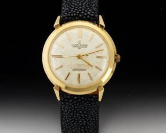 Ulysse Nardin 14K Gold Automatic Chronometer Watch with Stingray Leather Band