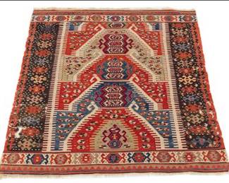 Anatolian Kilim Flatweave Carpet