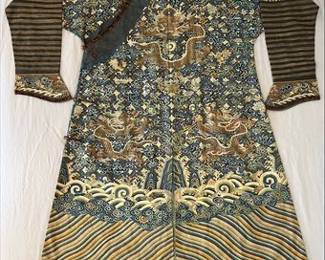 Chinese Antique Imperial Robe, Qing Dynasty