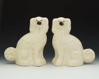 Pair of Staffordshire Spaniels