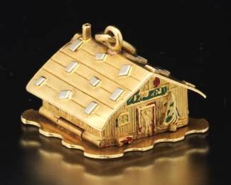 Carl Bucherer Swiss Chalet Gold Charm
