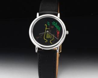 Corum Limited Edition Jean Cocteau Quartz Sterling Watch with Leather Band