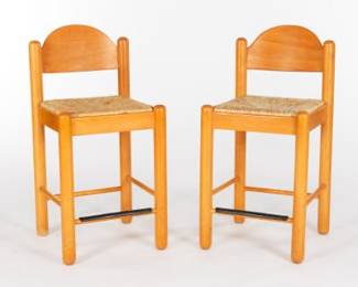 Pair of Hank Lowenstein Counter Bar Stools