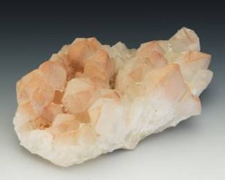 Large Hematoid Quartz Red Cap Quartz Cluster
