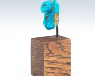 Egyptian Faience Fragment of Sekhmet