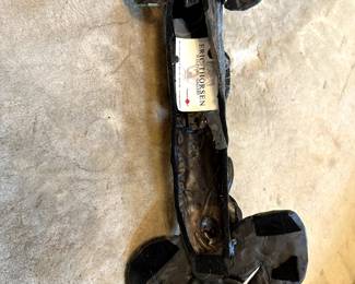 A Sunny Day bronze sculpture by Montana artist Eric Thorsen. 3 Turtles on a log surrounded by lily pads. 