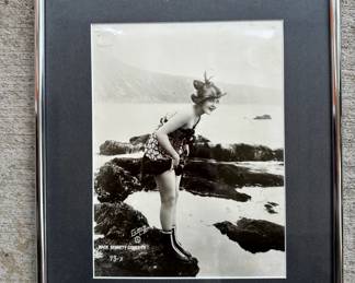 One of 16 original silver gelatin photos from Hollywood's silent era. Handsomely framed and matted.