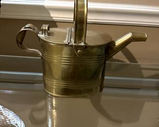 One of many antique brass and copper items.