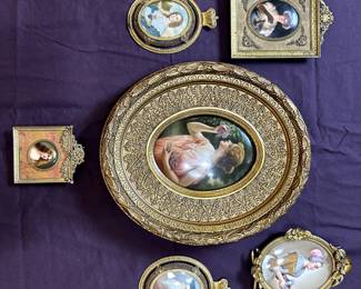 Signed and unsigned portrait miniatures