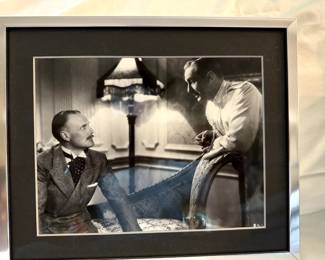 One of 16 original silver gelatin photos from Hollywood's silent era. Handsomely framed and matted.