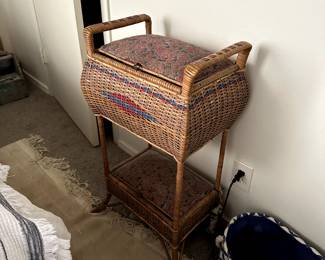 Sewing stand wicker.