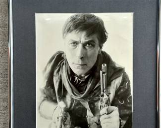 One of 16 original silver gelatin photos from Hollywood's silent era. Handsomely framed and matted.