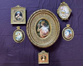 Signed and unsigned portrait miniatures