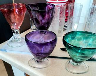 Wauhatchie glassworks wine glasses
