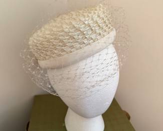 Vintage hat with net veil