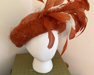 Vintage feathered hat