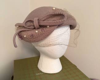 Vintage hat with net veil