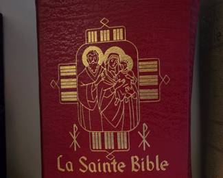 1957 French Papal Edition Holy Bible