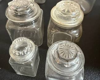 Antique apothecary jars