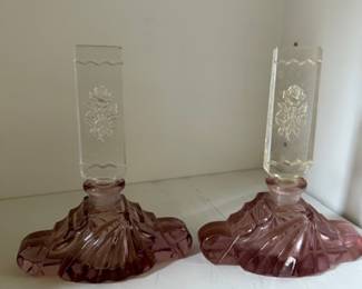 Antique perfume bottles