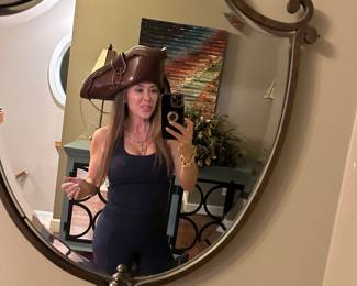 Pirate hat available for halloween