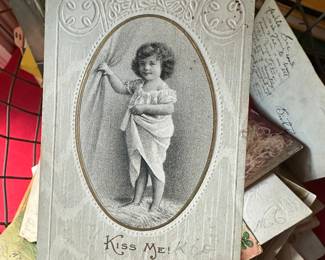 Selection of antique postcards from 1880s-1920