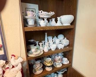 . . . and more with Shelley cups and saucers