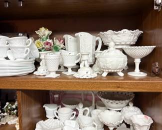 . . . part of a fabulous milk-glass collection with some very rare pieces!