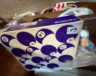 . . . vintage pool ball set