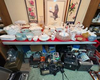 . . . did I say a "fabulous" milk-glass collection?