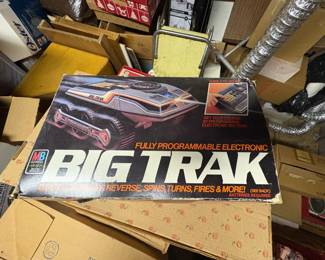 . . . vintage Milton Bradley Big Trak remote control car