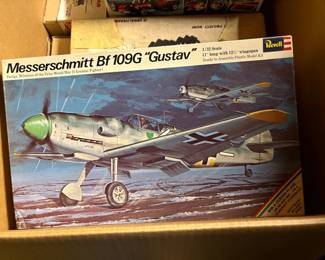 . . . vintage Revell Messerschmitt model airplane