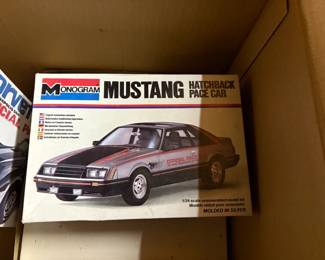. . .  Monogram Mustang model car