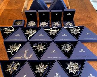 Swarovski Ornaments.
