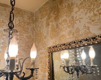 MCM crystal chandelier 