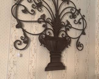 WROUGHT IRON WALL DECOR