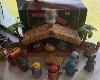 LITTLE PEOPLE NATIVITY SCENE, NEW IN BOX