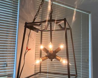 light fixtures, 3 matching