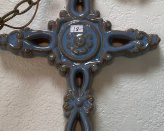 porcelain blue cross