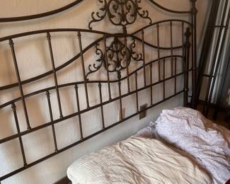 ANOTHER WROUGHT IRON KING SIZE BED