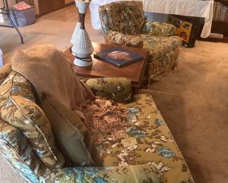 vintage matching armchairs
