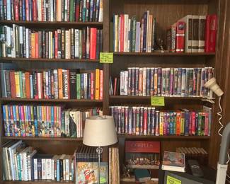 BOOKS, DVDs, DISNEY VHS