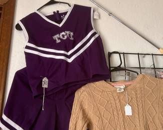 TCU CHEERLEADER OUTFIT, YA