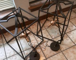LIGHT FIXTURES, 3 MATCHING