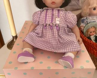 MADAM ALEXANDER LAVENDER DOLL WITH BOX